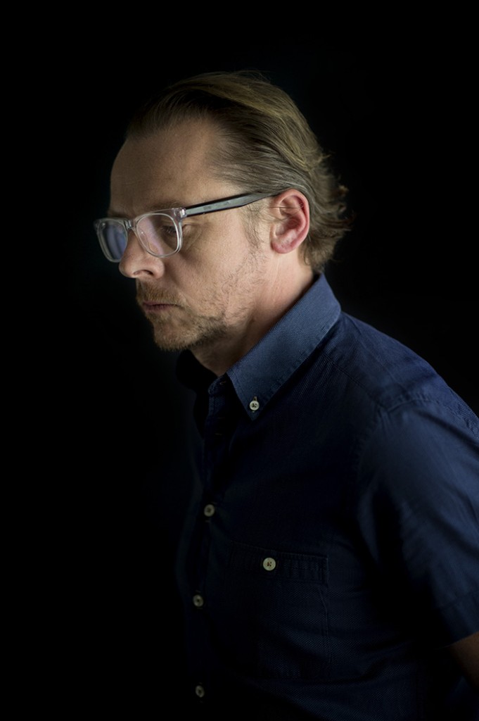 Simon Pegg stars in the soon to be released movie Hector and the Search for Happiness. Pegg plays Hector, a psychiatrist that embarks on a global quest to find the secret of true happiness. The movie is set to open September 19, 2014. (Photo by Hans Gutknecht/Los Angeles Daily News)
