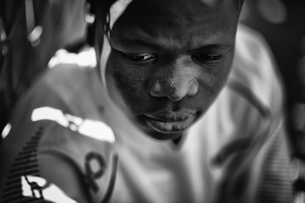 Democratic Republic of Congo Special Olympic athlete Divin Tshibangu Mbaya, 16-years-old, during practice at Santa Maria High School in Santa Maria, CA, Thursday, July 23, 2016. This is the first time athletes from the DRC will compete in the Special Olympics World Games. That is largely due to civil war that engulfed the nation for seven years until a tenuous peace agreement was reached in 2013.